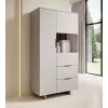 Kapp cama meble ALMA 90x41,5xK170 cm beež — põrandal seisev, seina äärde