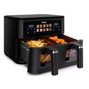 Kuumaõhufritüür Tristar FR-9075 Double 9 L, 2500 W, puutetundlik juhtimine, LCD, must, 60 °C min