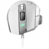 Mängurihiire komplekt Logitech G G502 X koos G240 kõva mängurihiirematiga — paremakäeline, optiline 25600 DPI, USB Type-A, 13 nuppu, valge