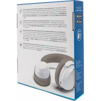 Kõrvaklapid Sennheiser ACCENTUM Wireless — Bluetooth 5.2 Class 1, 50 h aku, 0,8 Ah, valge, kõrvapealsed, sisseehitatud mikrofon