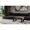Kohvilaud top e shop Modern 90×58×50 cm, antratsiitkarkass, kunstnikutamme riiulid, matt