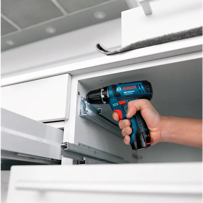 Bosch GSB 12V-15 Professional 1300 RPM Must, Sinine