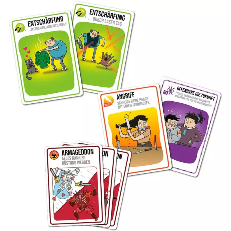 Exploding Kittens – hea vs. kurjus, kaardimäng