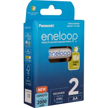 Laetavad akud PANASONIC ENELOOP AA 2000 mAh 2 tk (BK-3MCDE/2CP)