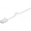 Wentronic Goobay CAT 5e Flat-patch-kaabel, U/UTP, Valge, 5 m - CCA Copper Mix (93361)