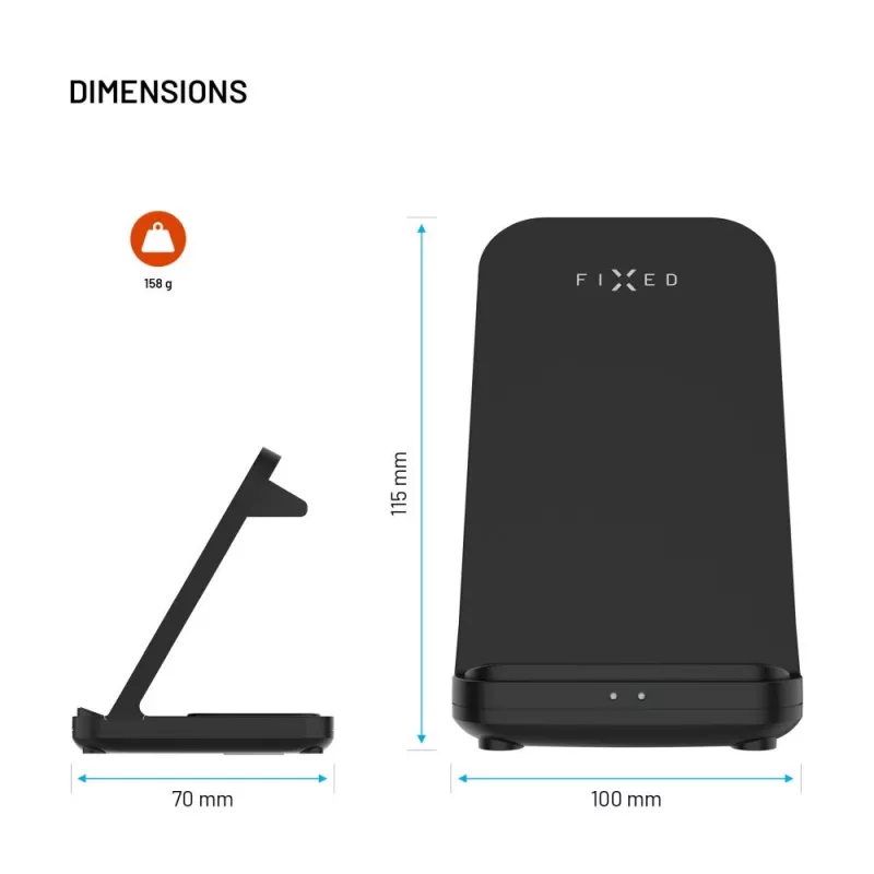 Kaasaskantav akupank FIXED FIXPOS-U-BK 300W 60000mAh