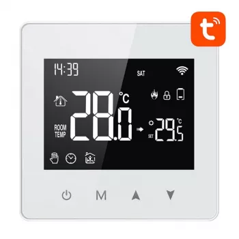 Nutitermostaat Avatto ZWT198 ZigBee TUYA – ZigBee-ühendusega ruumitermostaat, mudel ZWT198