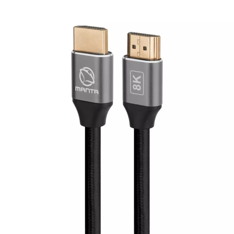 HDMI-kaabel MANTA HDMI-3MC 3 m — toetab kuni 8K eraldusvõimet