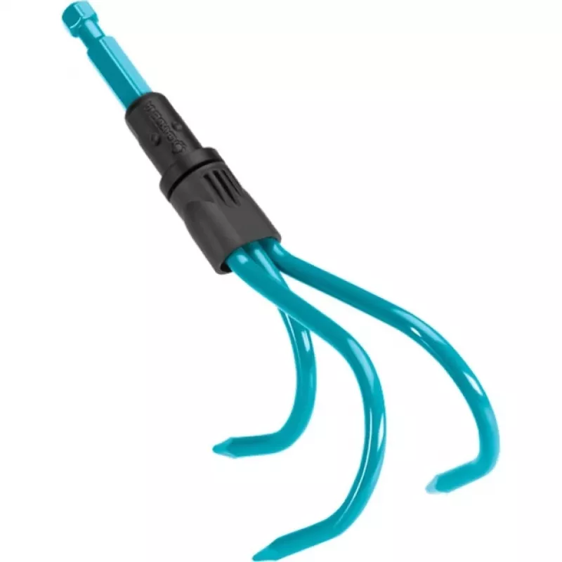 combisystem-kultivaator ja -reha komplektne pakkumine (türkiissinine/puit, 30 cm, 9 cm)