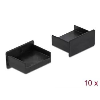 USB Type-A pistikupesa tolmukaitse DeLOCK 64102 must 10 tk