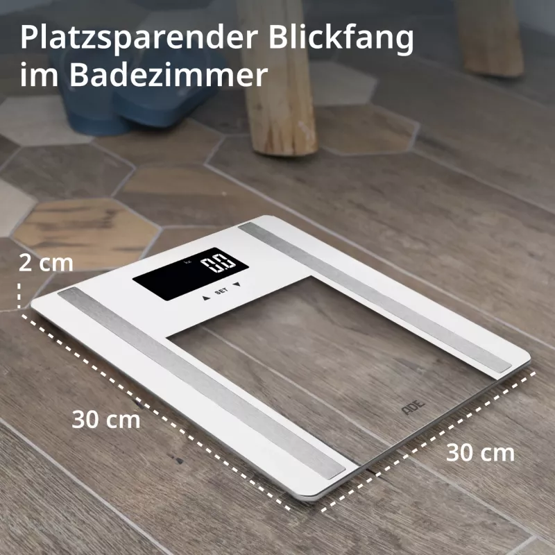 Kehaanalüüsi kaal ADE BA2300-2 Bluetoothi ja keharasva mõõtmisega
