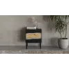 Cama INSERTO Öökapp, 2 tk, 50x40x61.5 cm, must + LED