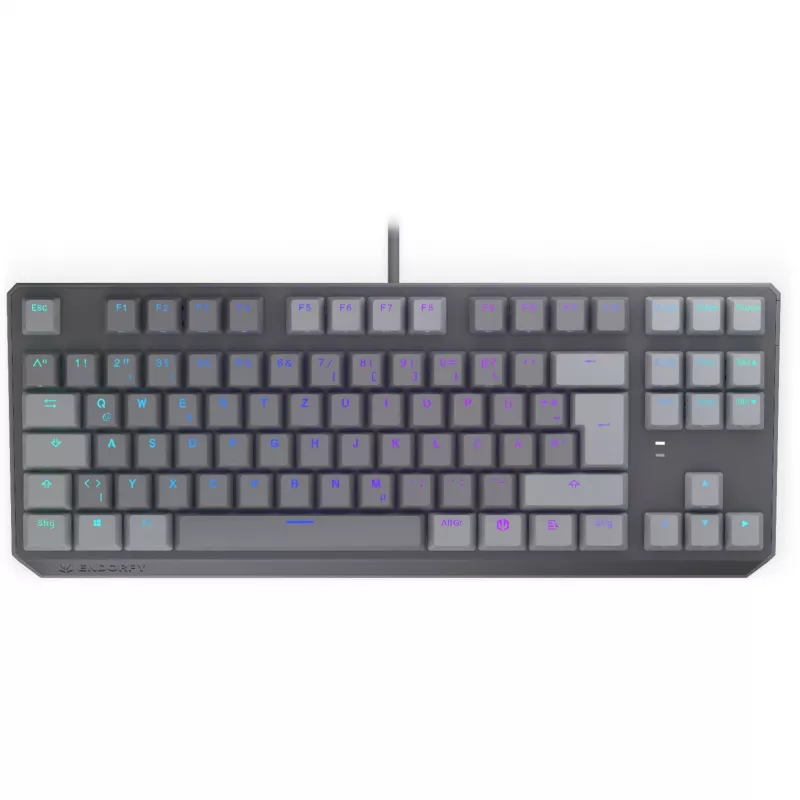 Mehaaniline klaviatuur ENDORFY Thock V2 TKL punaste lülititega, Tenkeyless, DE paigutus