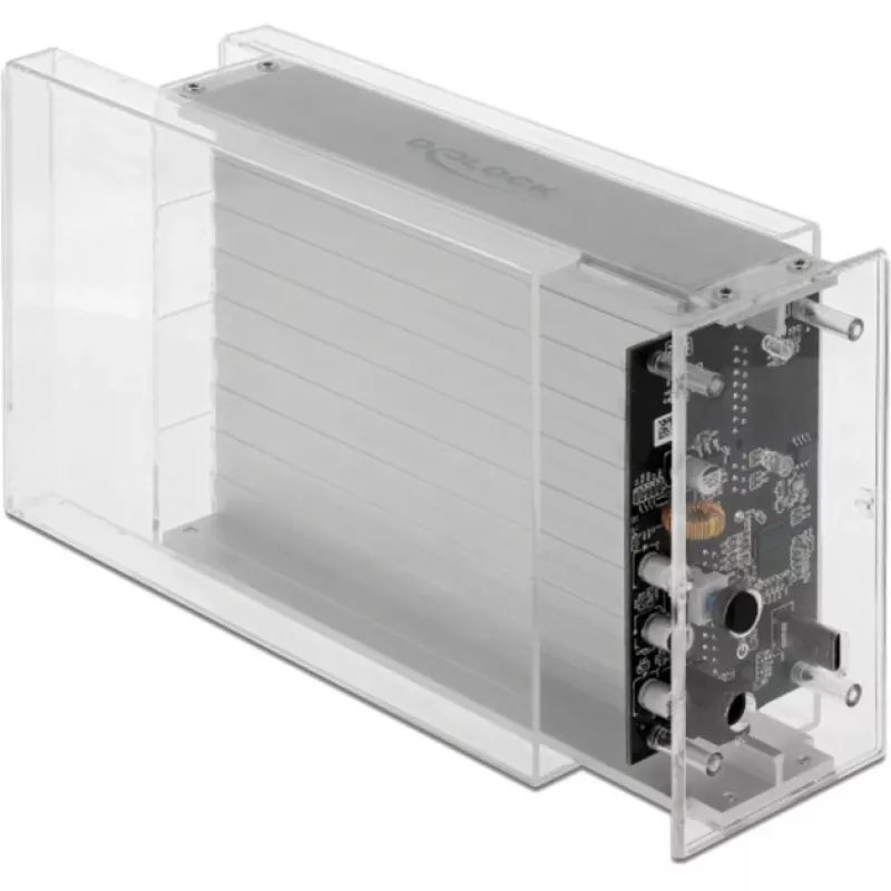 HDD/SSD korpus DeLOCK 42624 Läbipaistev 2.5/3.5 tolli