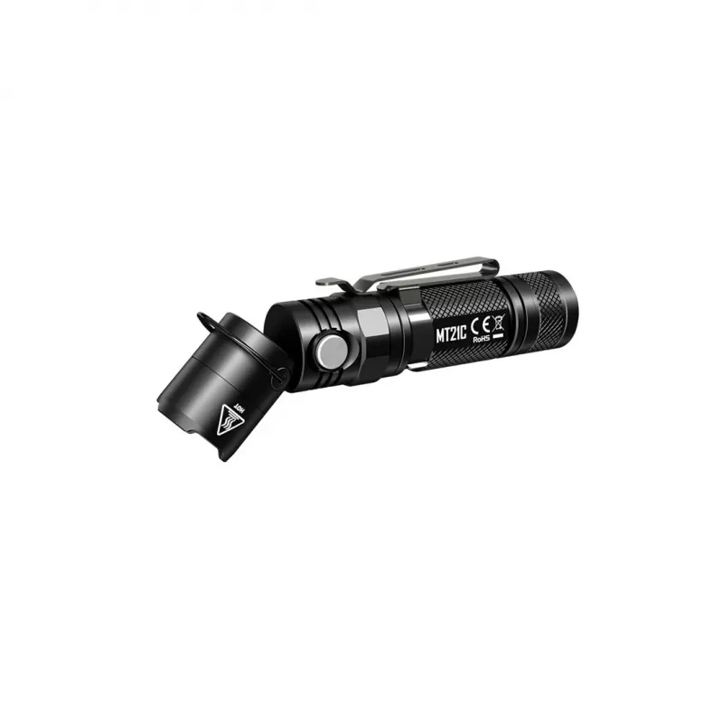 Käsi-taskulamp Nitecore MT21C, 1000 lm, 131 mm, 103,5 g, ühildub 18650 või CR123, must