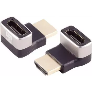 Kaablisoo vahetaja S/CONN 10-01051 HDMI-A Must Hõbedane Kullatud