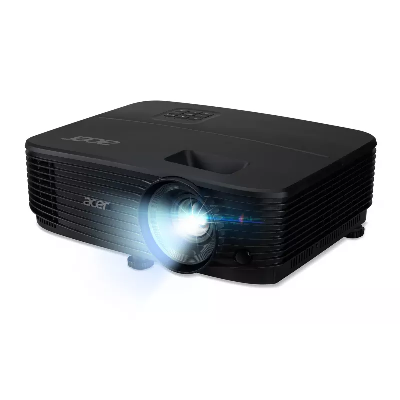 Standard throw projector Acer X1229HP — DLP, XGA (1024x768), 4800 ANSI luumenit, 210W lamp, must, 2,4 kg
