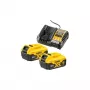 Aku ja laadija komplekt DeWALT DCB1104P2 18 V 5.0 Ah (2 akut, laadija)