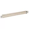 Tripp N254-048-SH-6A 48 porti 1 HE racki paigaldus varjestatud Cat6a STP läbivoolu paigalduspaneel - RJ45 Ethernet - TAA - 10 Gigabit Ethernet - RJ-45 - Cat6a - Hõbe - Valge - Rackeinb