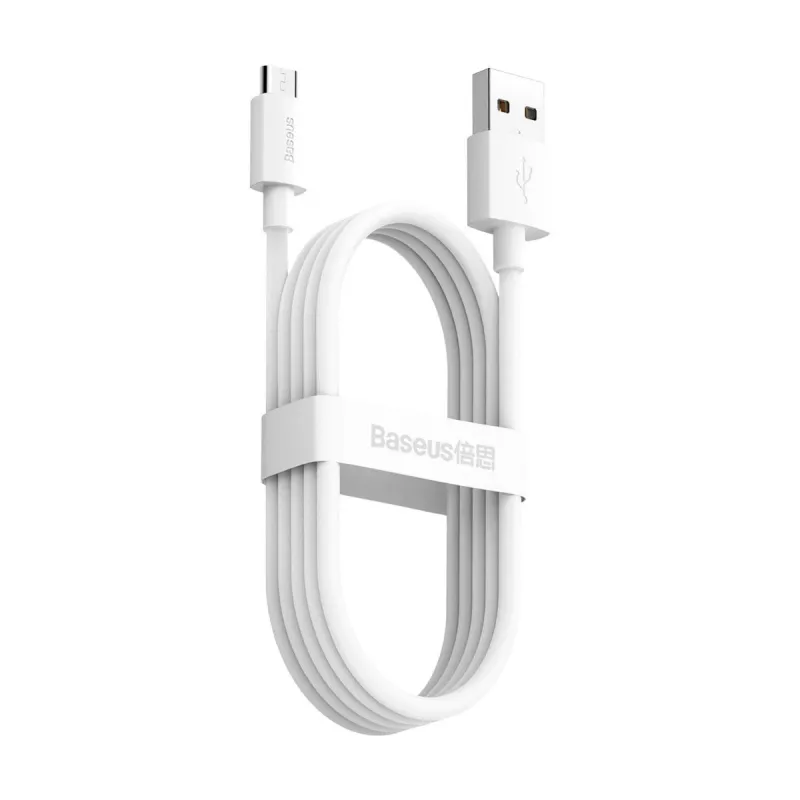 USB A kuni Micro-USB B kaabel Baseus TZCAMZJ-02 1,5 m valge