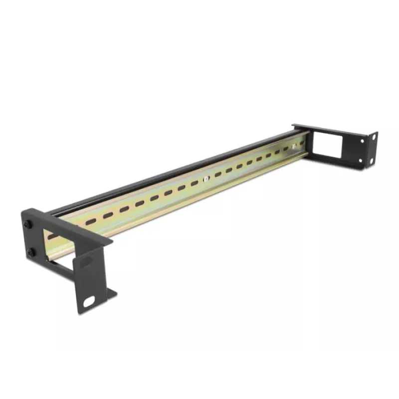 DIN-liistupaneel DeLOCK 67031 Must Metall 19 tolli 482,6 mm