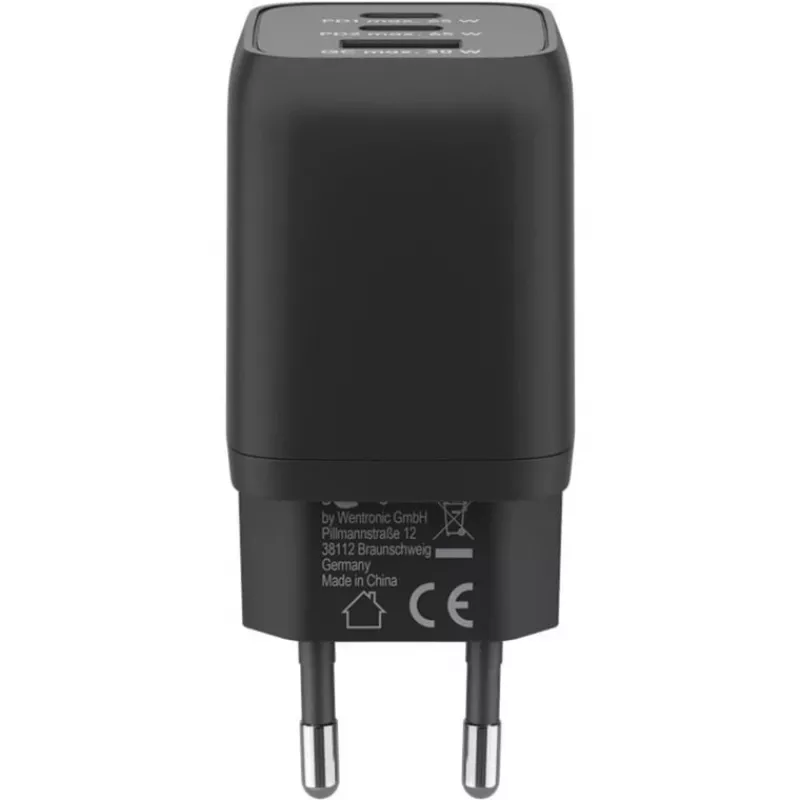 Goobay 64753 Charger for Mobile Devices Headphones - Smartphone - Tablet Must AC Fast Charging siseruumides kasutatav (64753)