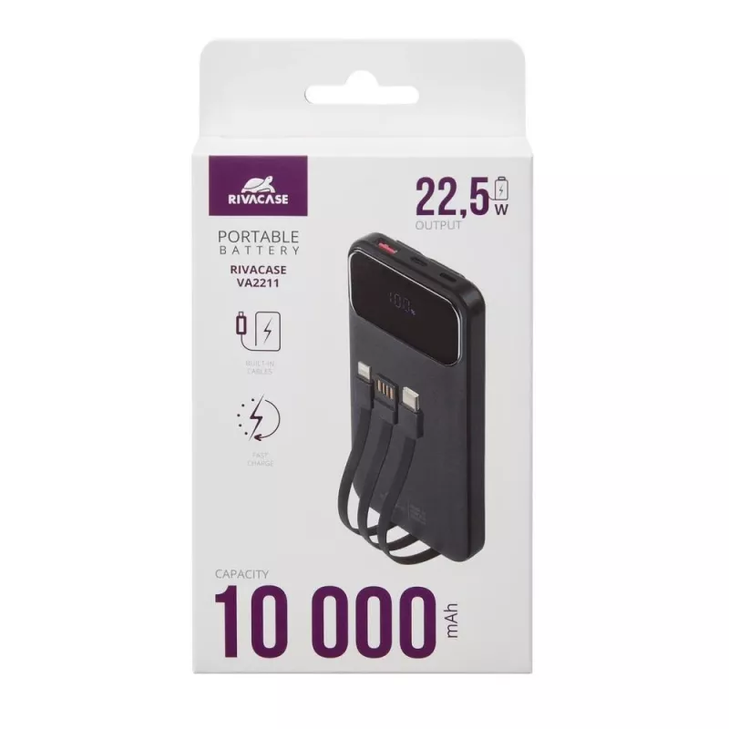 Akupank USB 10000MAH/VA2211 Must Rivacase