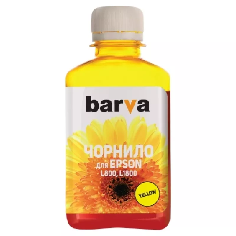 Ühilduv Barva Epson T6734 L800/L810/L850/L1800 C13T67344A tindipudel, kollane