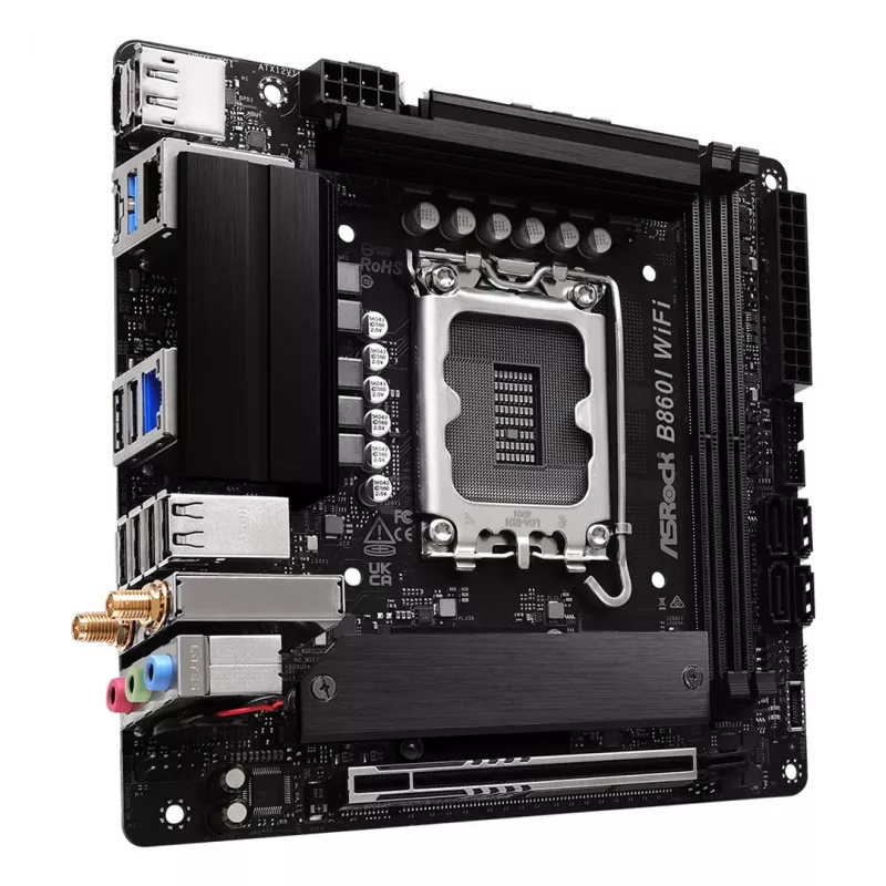 ASRock B860I WiFi Mini-ITX emaplaat