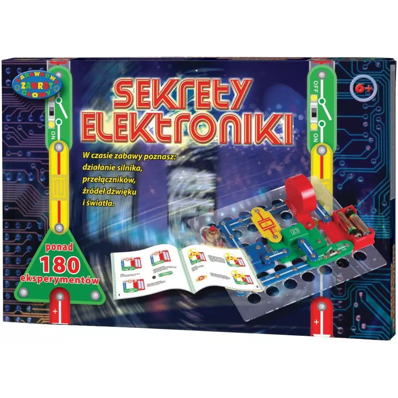 Hariduslik elektroonikakomplekt Dromader Science Kit Secrets ZD-9551 — 180 katset