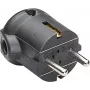 Schuko pistik Bachmann 911.175 must nurk elektripistik