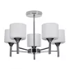 Klassikaline lühterlaelamp Activejet MIRA Chrome 5xE27 elutuppa