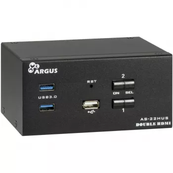 KVM-lüliti Inter-Tech IPC AS-22HUS 2 pordiga USB