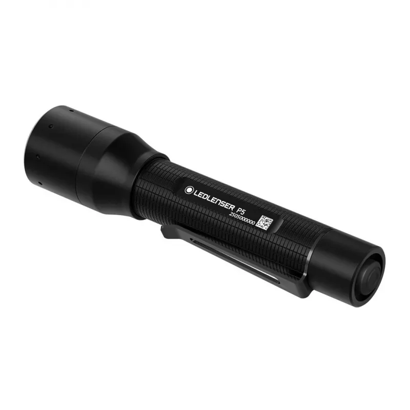 Käsilamp Ledlenser P5 Must, LED, 140 lm, AA aku, IP54, alumiinium, taskuklamber