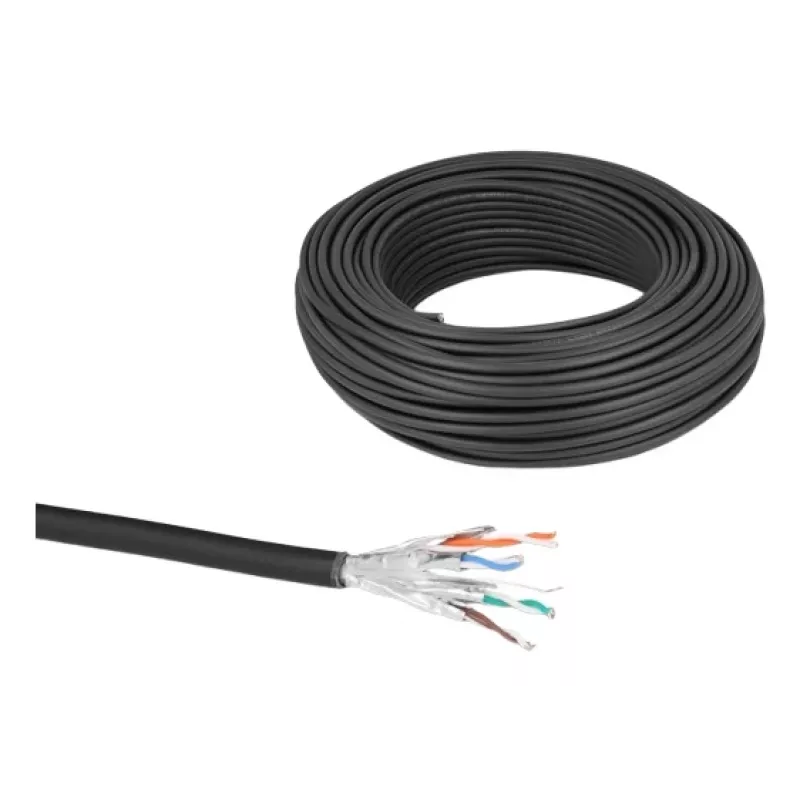 Võrgukaabel DeLOCK 80597 must Cat6a U/FTP 50m