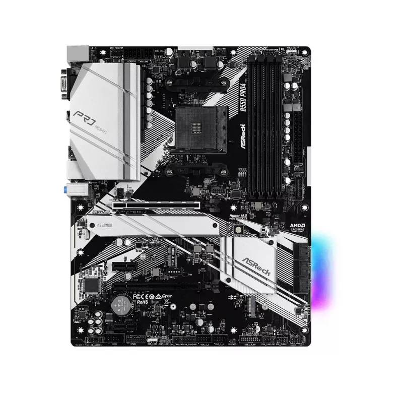 Emaplaat ASRock B550 PRO4 AMD B550 Socket AM4 ATX