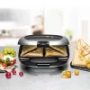 ROMMELSBACHER ST 1000, must, hõbedane, plastik, temperatuur, 1000 W, 230 V, 302 mm