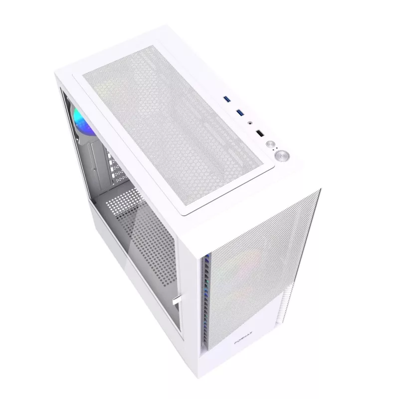 Arvuti korpus Midi Tower Fornax 4300 ATX valge
