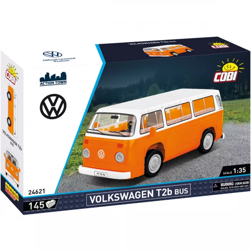 Ehituskomplekt Cobi Volkswagen T2b Buss oranž, mõõtkavas 1:35