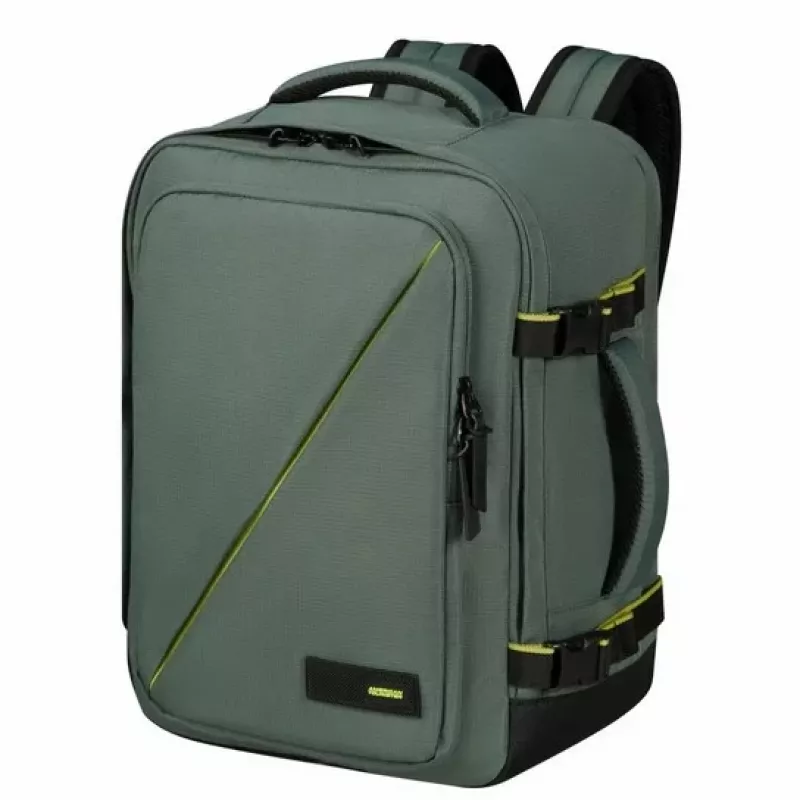 Käsipagasikott American Tourister Take2Cabin MS Wizz Air jaoks - tume metsaroheline