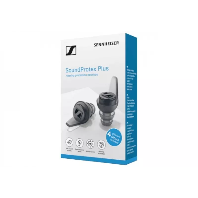 Sennheiser SoundProtex Plus - Kaitsvad kõrvatropid 5 tüüpi akustiliste filtritega