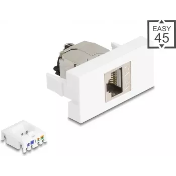Modulaarpistik DELOCK 90905 RJ45 Cat.6A STP — varjestatud RJ45 pistik Cat6A kaabeldusele