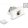 Modulaarpistik DELOCK 90905 RJ45 Cat.6A STP — varjestatud RJ45 pistik Cat6A kaabeldusele