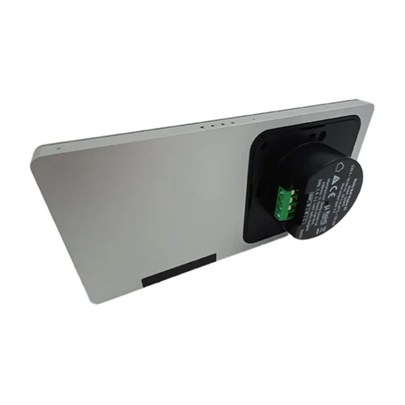 Kahepoolne juhtpaneel Shelly Wall Display X2 WiFi/BLU (hõbedane) + BLU H&T