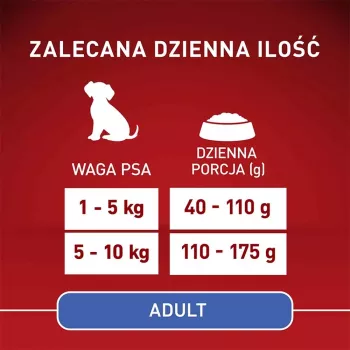 Kuiv koeratoit Purina Nestle Mini Adult Beef & Rice 800 g — kuivkibble väikestele täiskasvanud koertele, 27% valku, 17% rasva