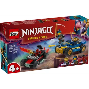 Ehitusklotsid Ninjago 71840 Võidusõiduduo Rogue vs Drix