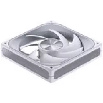 140mm Jonsbo ZA-140W PWM ARGB korpuseventilaator, valge, Infinity peegel