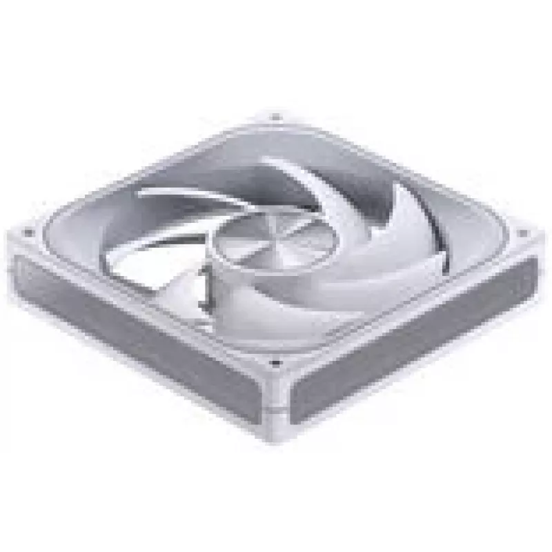 140mm Jonsbo ZA-140W PWM ARGB korpuseventilaator, valge, Infinity peegel