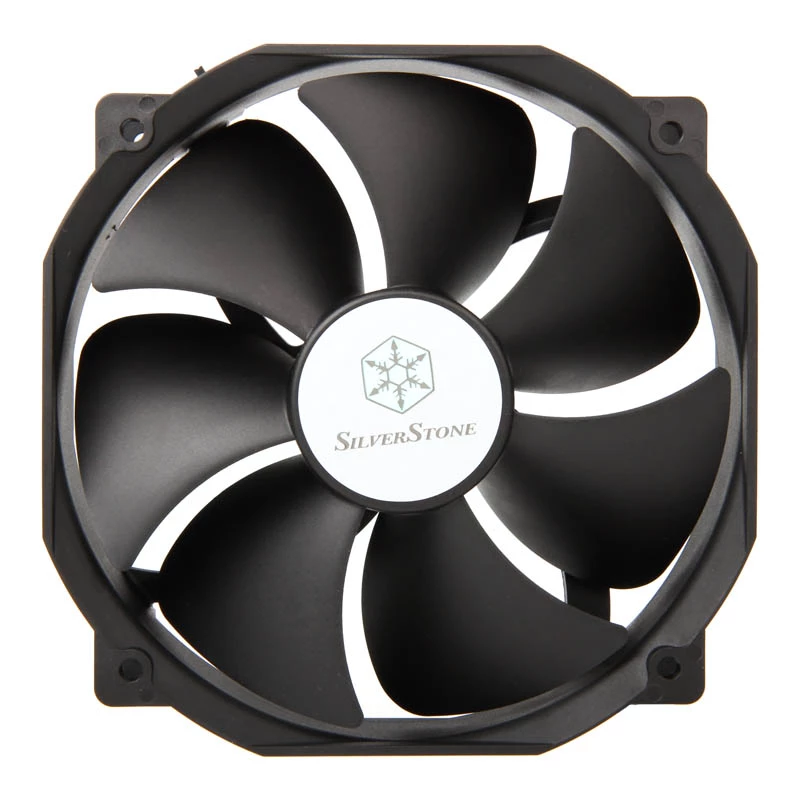 SILVERSTONE 140mm jahutusventilaator SST-FHP141 v2.0 — 140 mm PWM korpuse/jahuti ventilaator, must