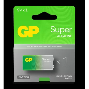 LEELISPATAREI 6LR61 9V GP SUPER 1TK.